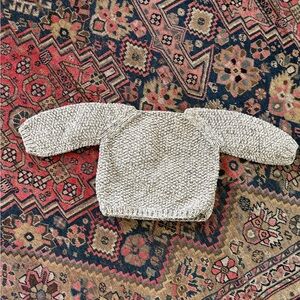 Misha and Puff 6-12 Cotton Handknit Sweater